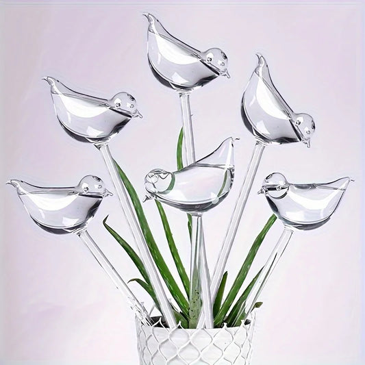 Bird-Shaped Self-Watering Globes (Set of 5)